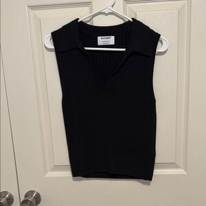 Old Navy Black Sleeveless Knit Top Size Small